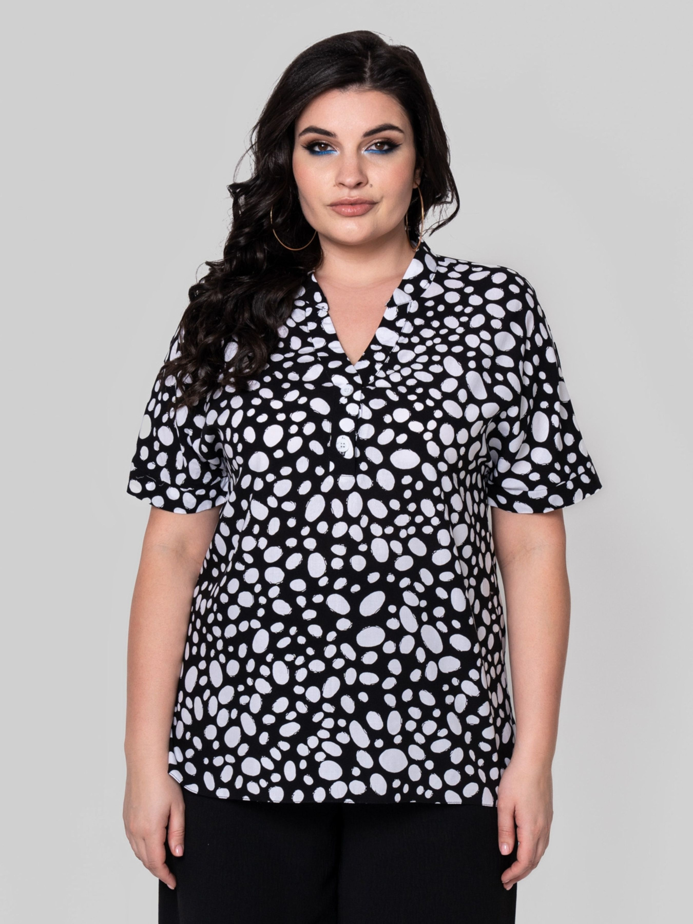 Блуза All Posa модель ap102400p-chornij Фото