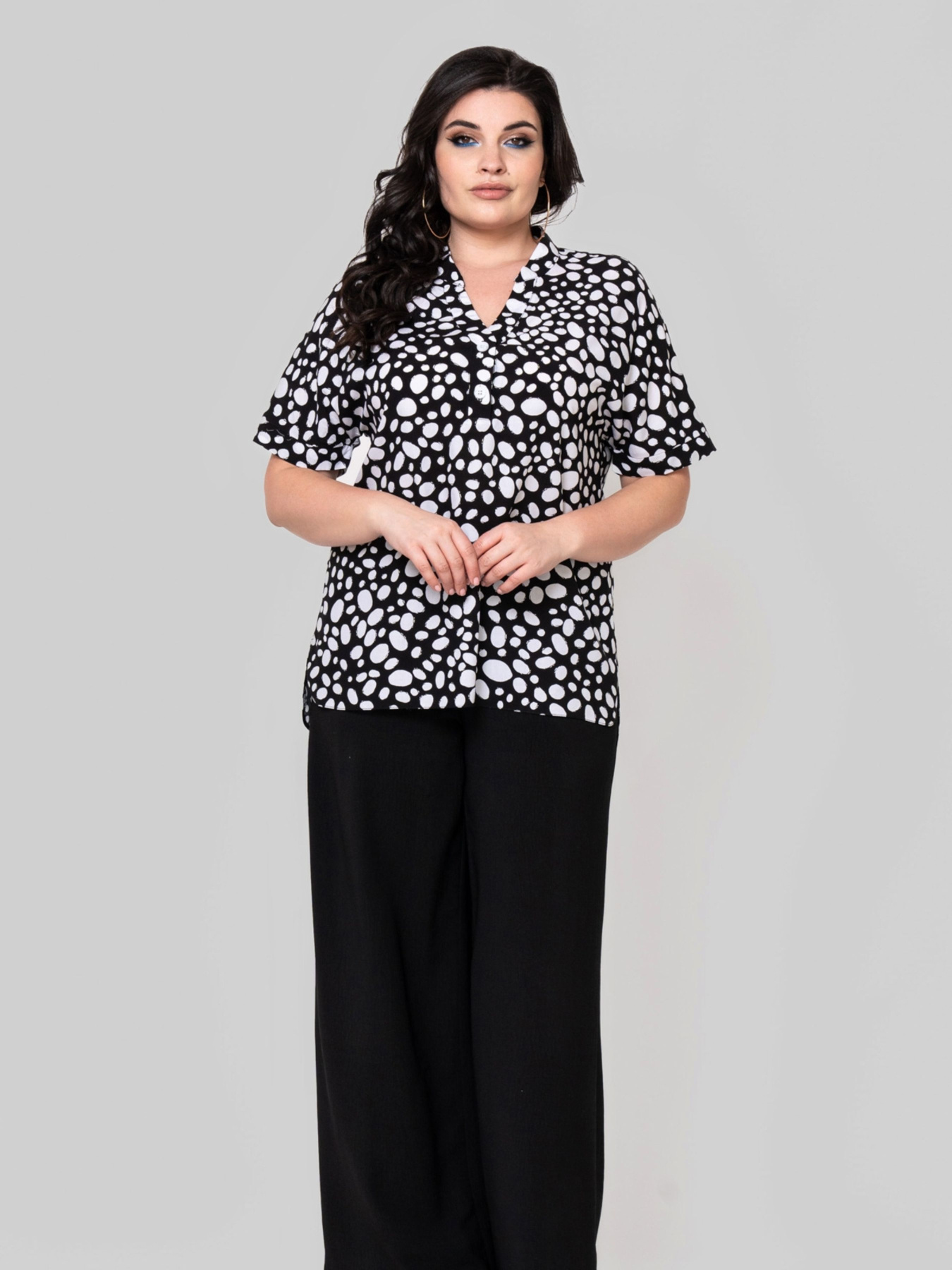 Блуза All Posa модель ap102400p-chornij Фото