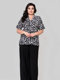 Блуза All Posa модель ap102400p-chornij Блуза All Posa модель ap102400p-chornij Фото