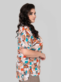 Блуза All Posa модель ap102400p-abstrakcq Фото