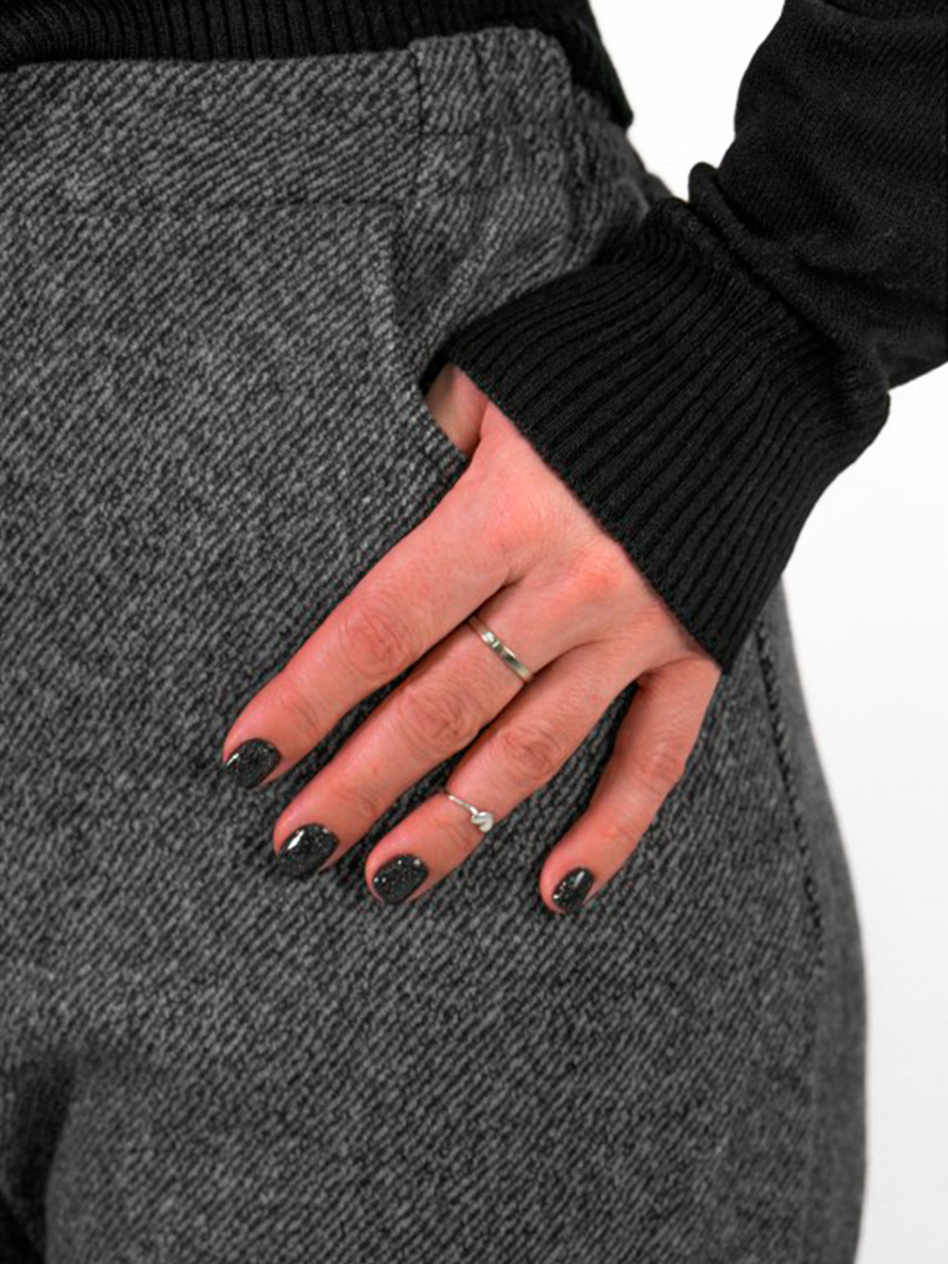 Повседневные штаны Nita модель bryuki-nita-grafit-2-srij Фото