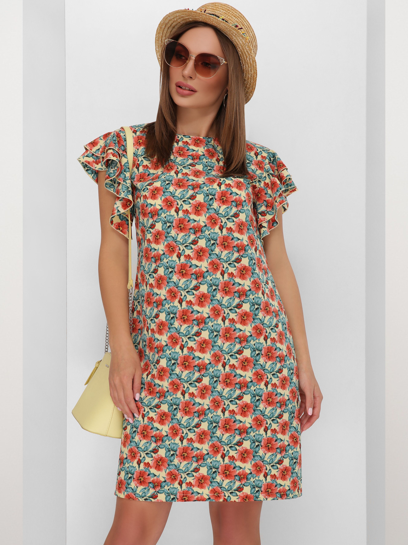 Платье мини MarSe модель marse-platxe-1892-zheltj Фото