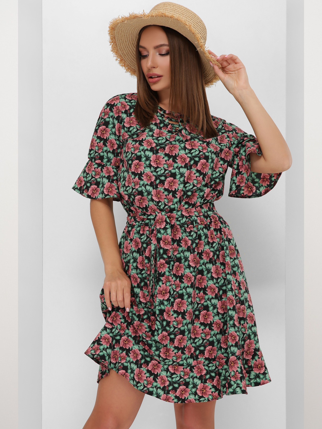 Сукня міні MarSe модель marse-platxe-1890-chernj Фото