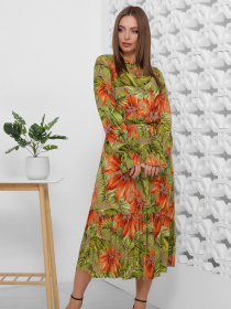 Платье миди MarSe модель marse-platxe-1863-zelenj Фото