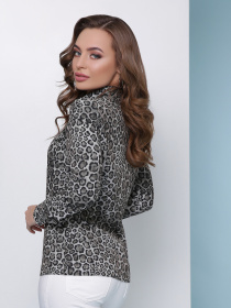 Блуза MarSe модель marse-bluza-1810-grafitovj-leopard Фото