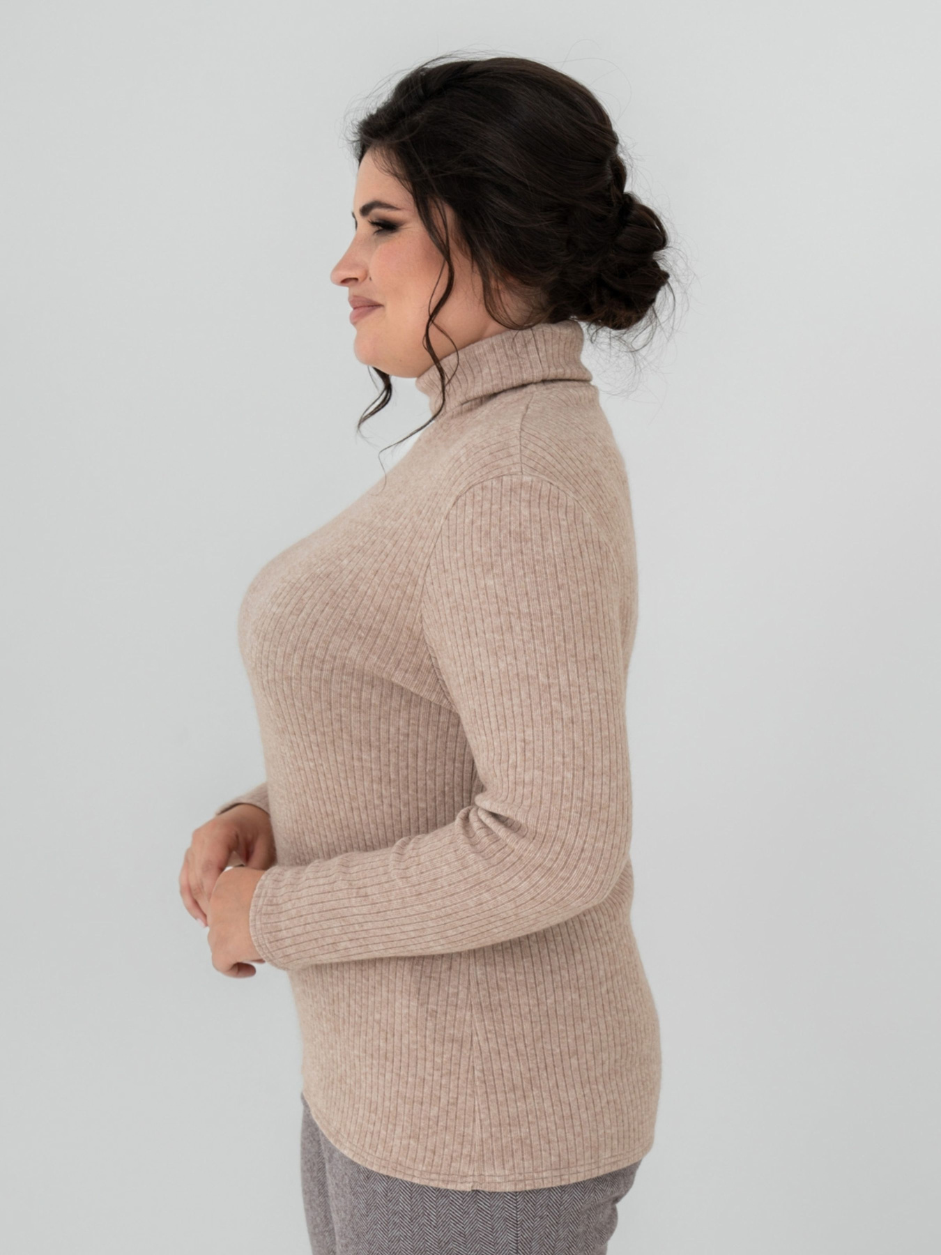 Водолазка All Posa модель ap102148p-bezhevij Фото