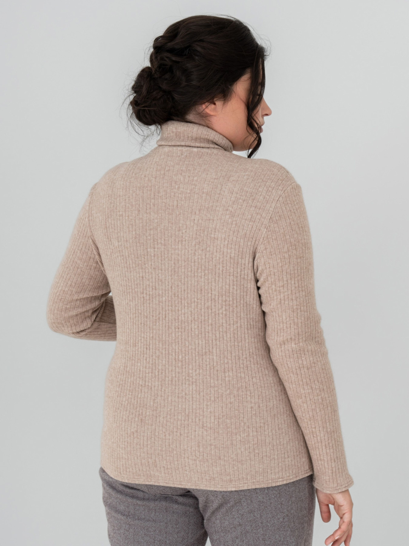 Водолазка All Posa модель ap102148p-bezhevij Фото