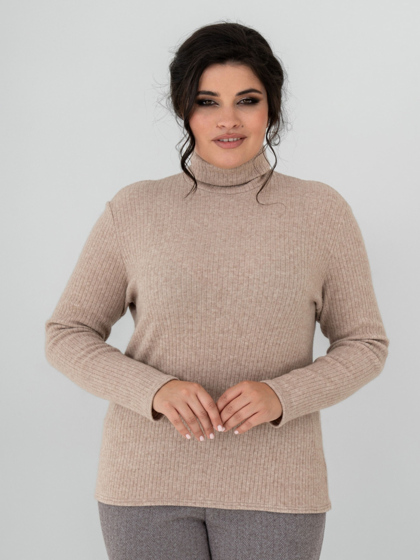 Водолазка All Posa модель ap102148p-bezhevij Фото