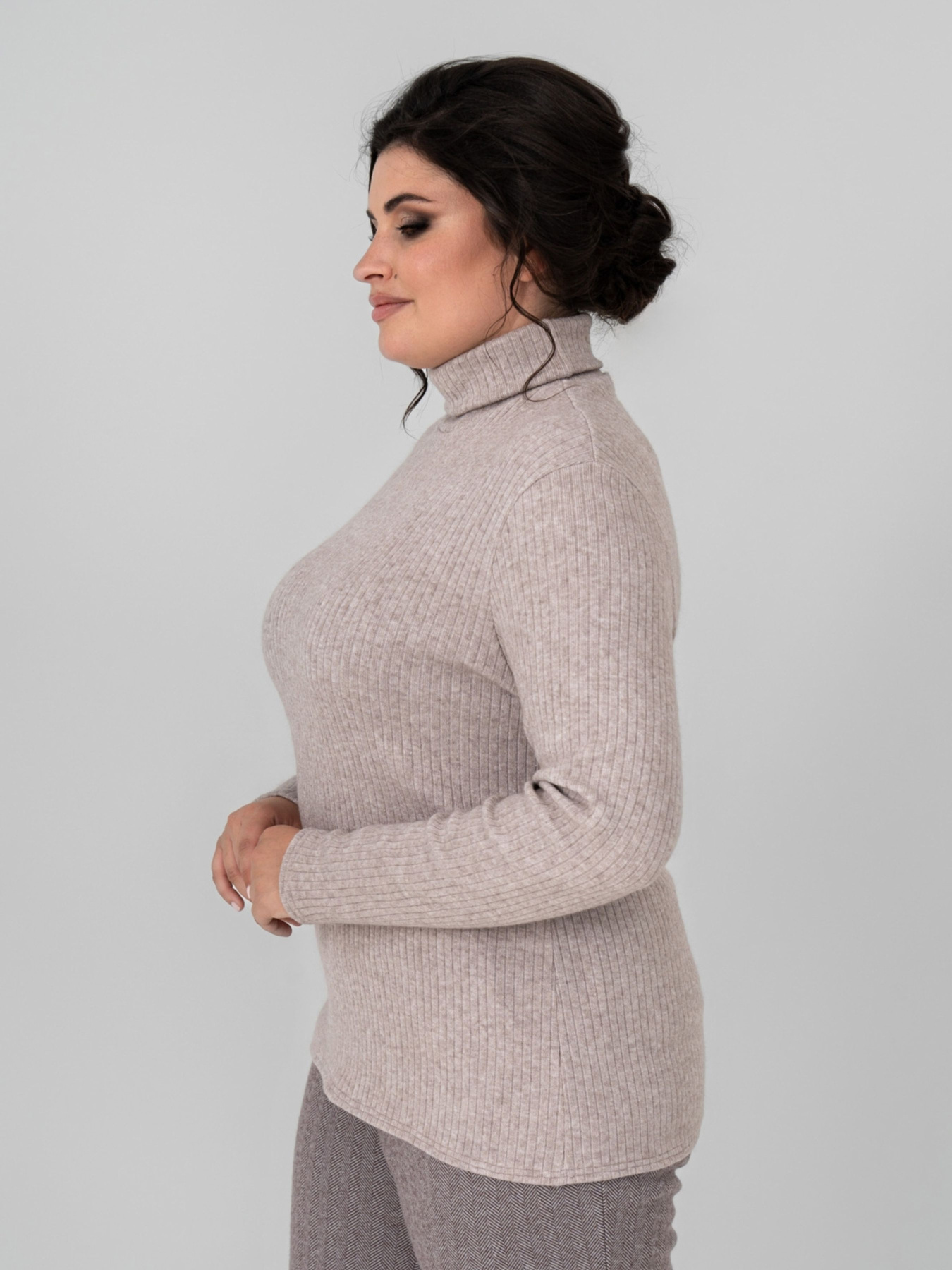 Водолазка All Posa модель ap101737p-kakao Фото