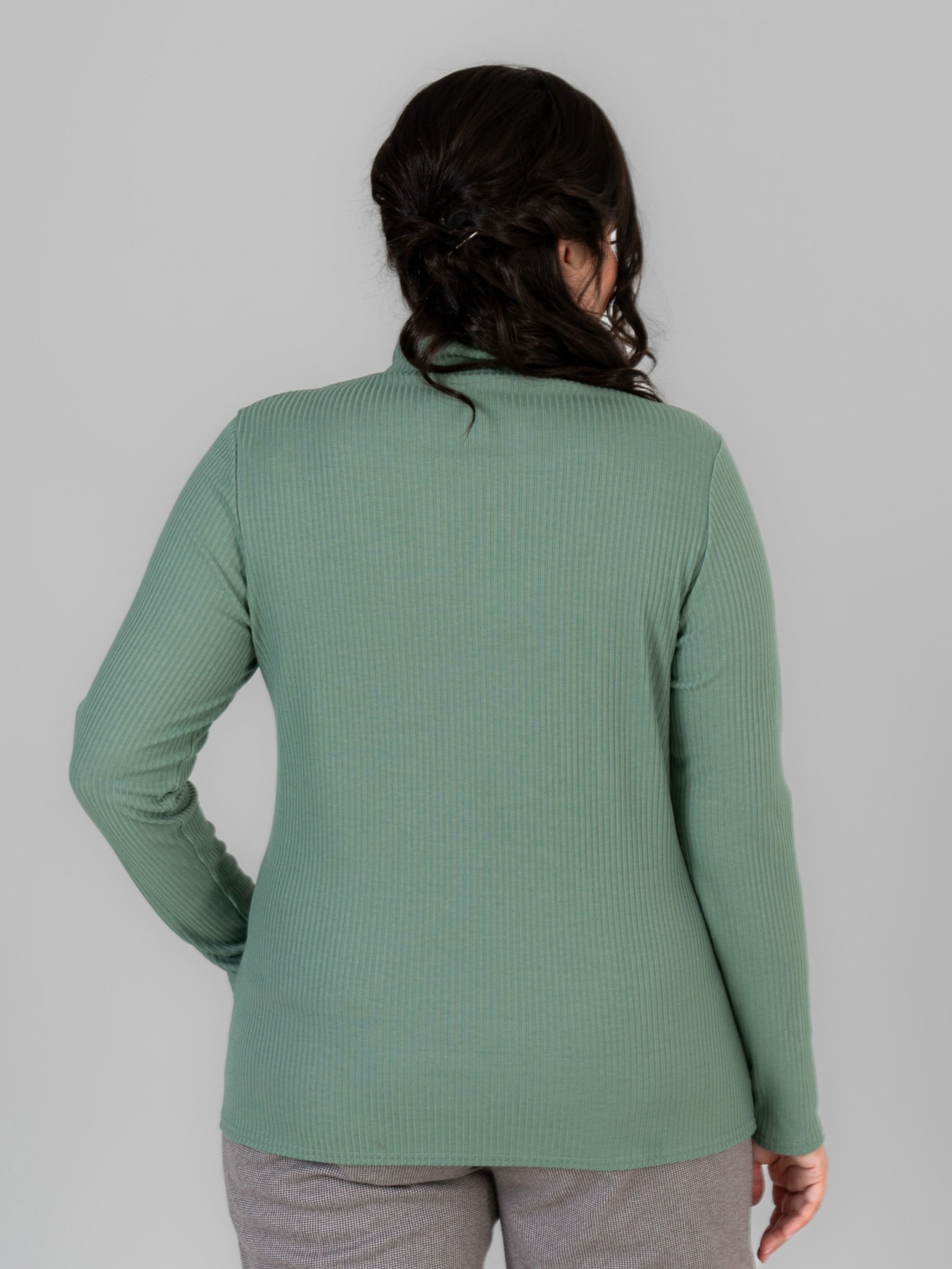 Водолазка All Posa модель ap101676p-zelenij Фото