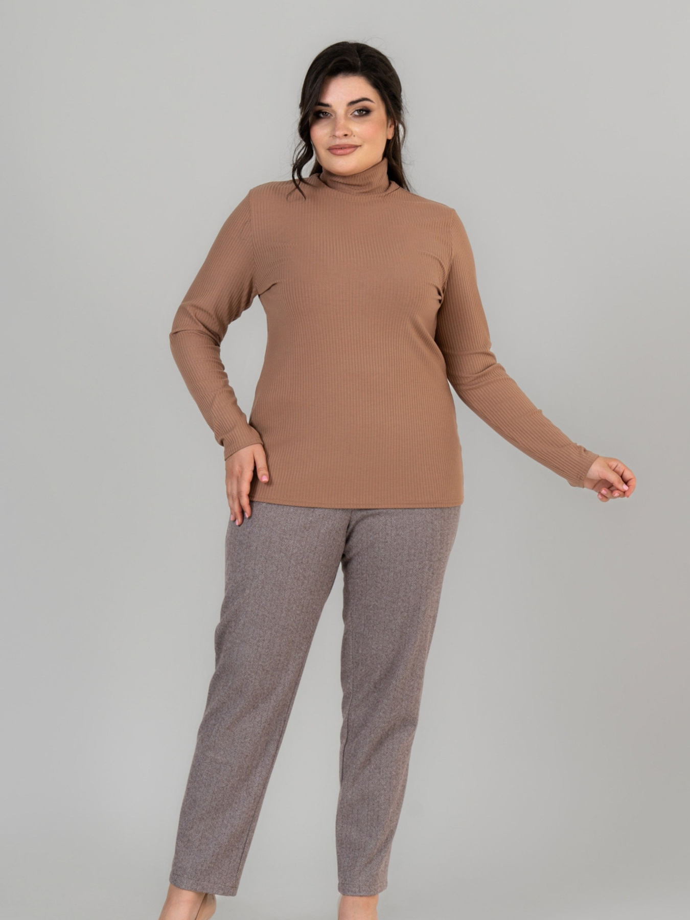 Водолазка All Posa модель ap101676p-kapuchno Фото