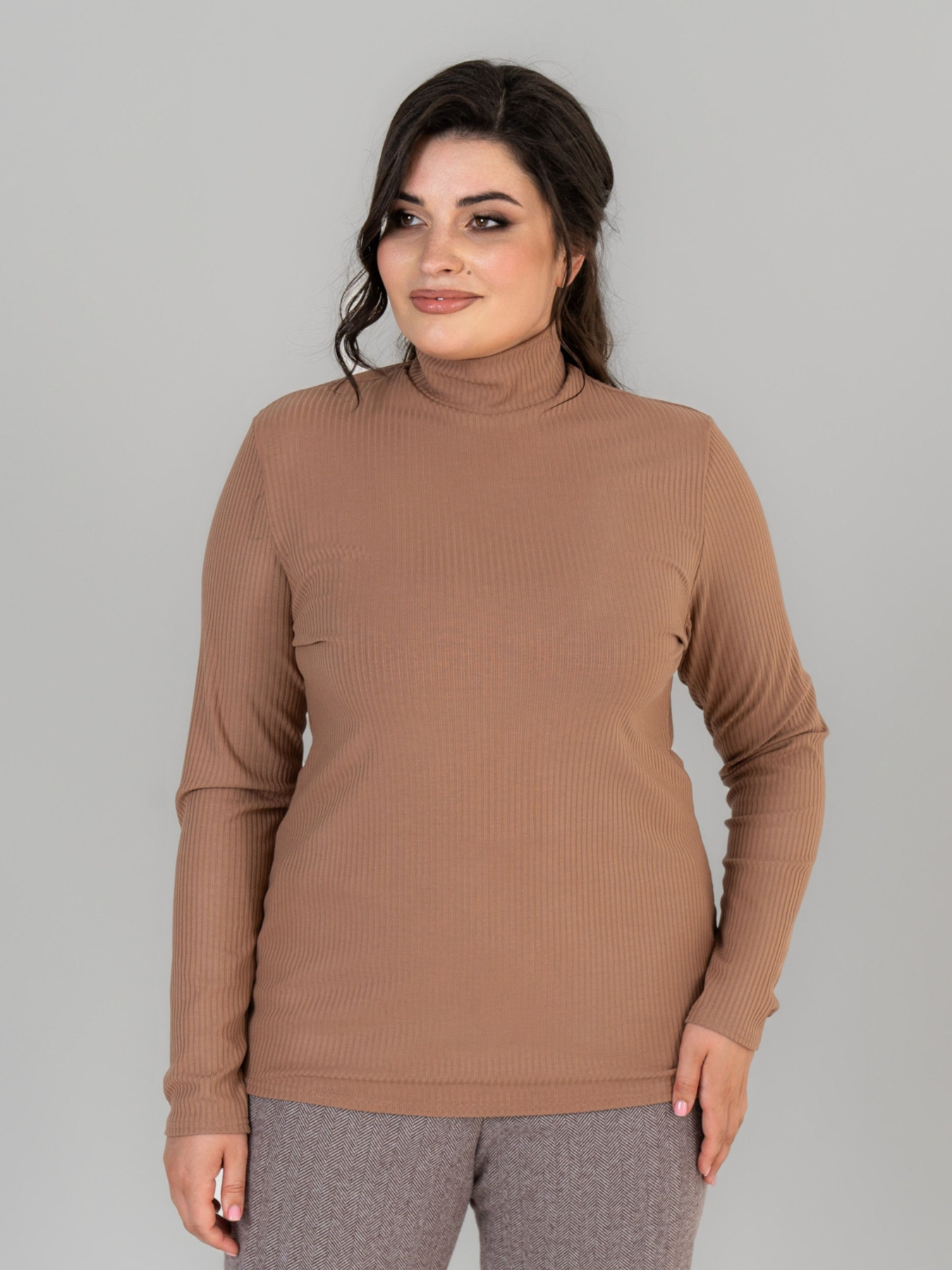 Водолазка All Posa модель ap101676p-kapuchno Фото