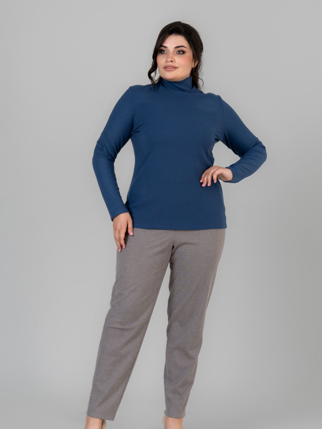 Водолазка All Posa модель ap101676p-sinj Фото