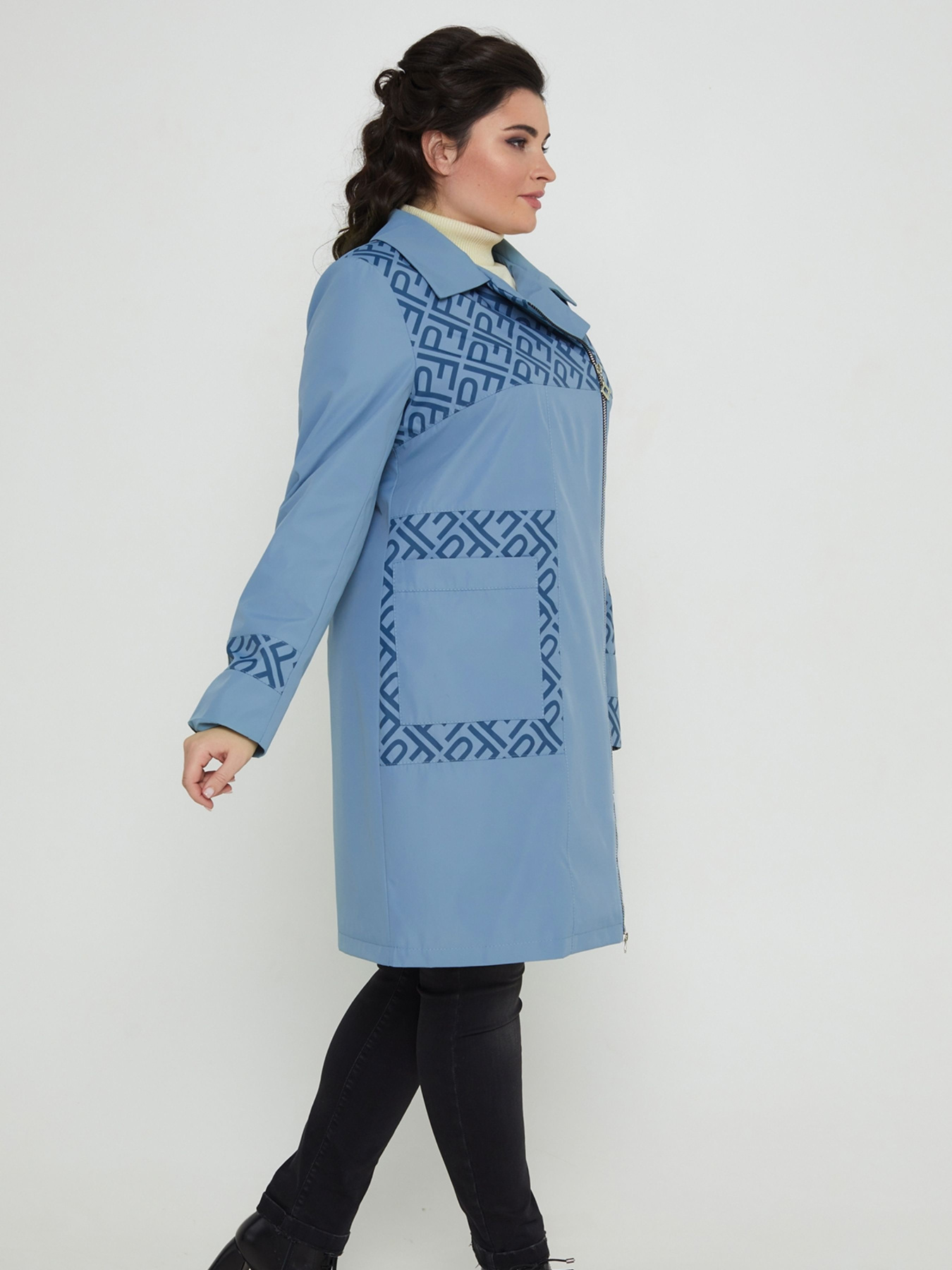 Плащ All Posa модель ap101192p-dzhins Фото