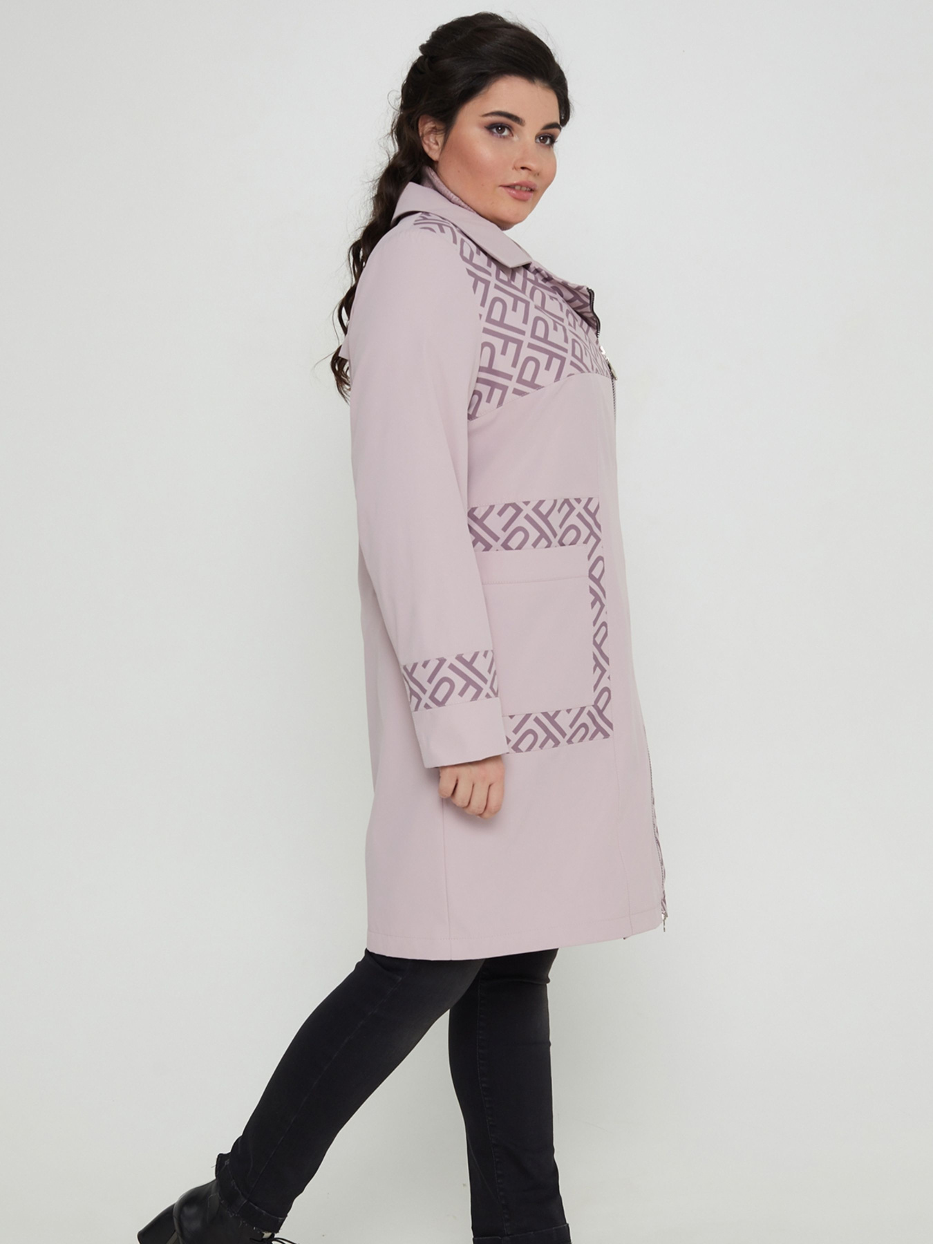 Плащ All Posa модель ap101192p-dimchasta-troqnda Фото