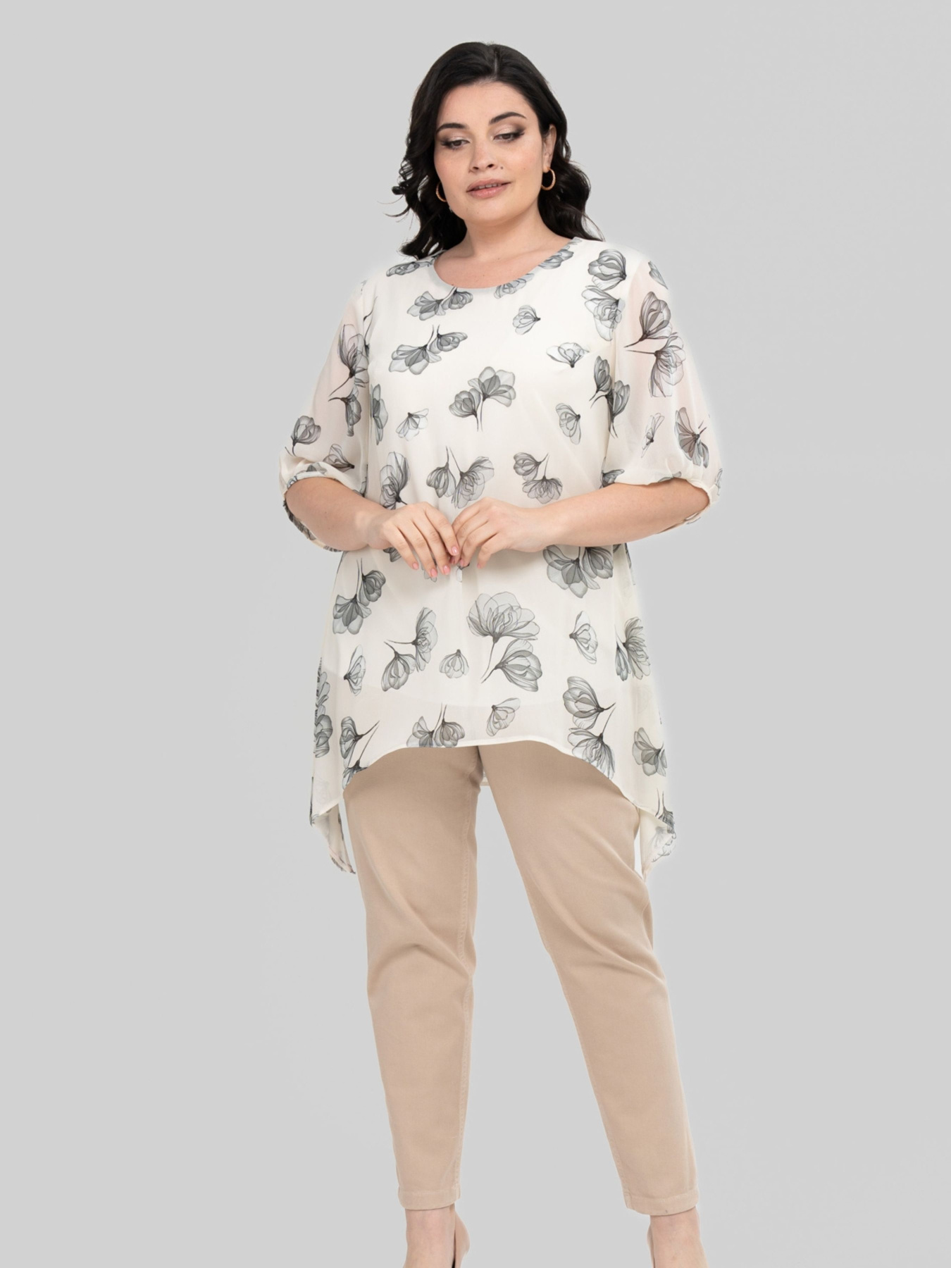 Блуза All Posa модель ap102445p-molochnij Фото