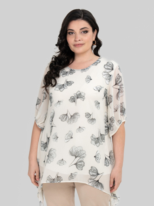 Блуза All Posa модель ap102445p-molochnij Фото