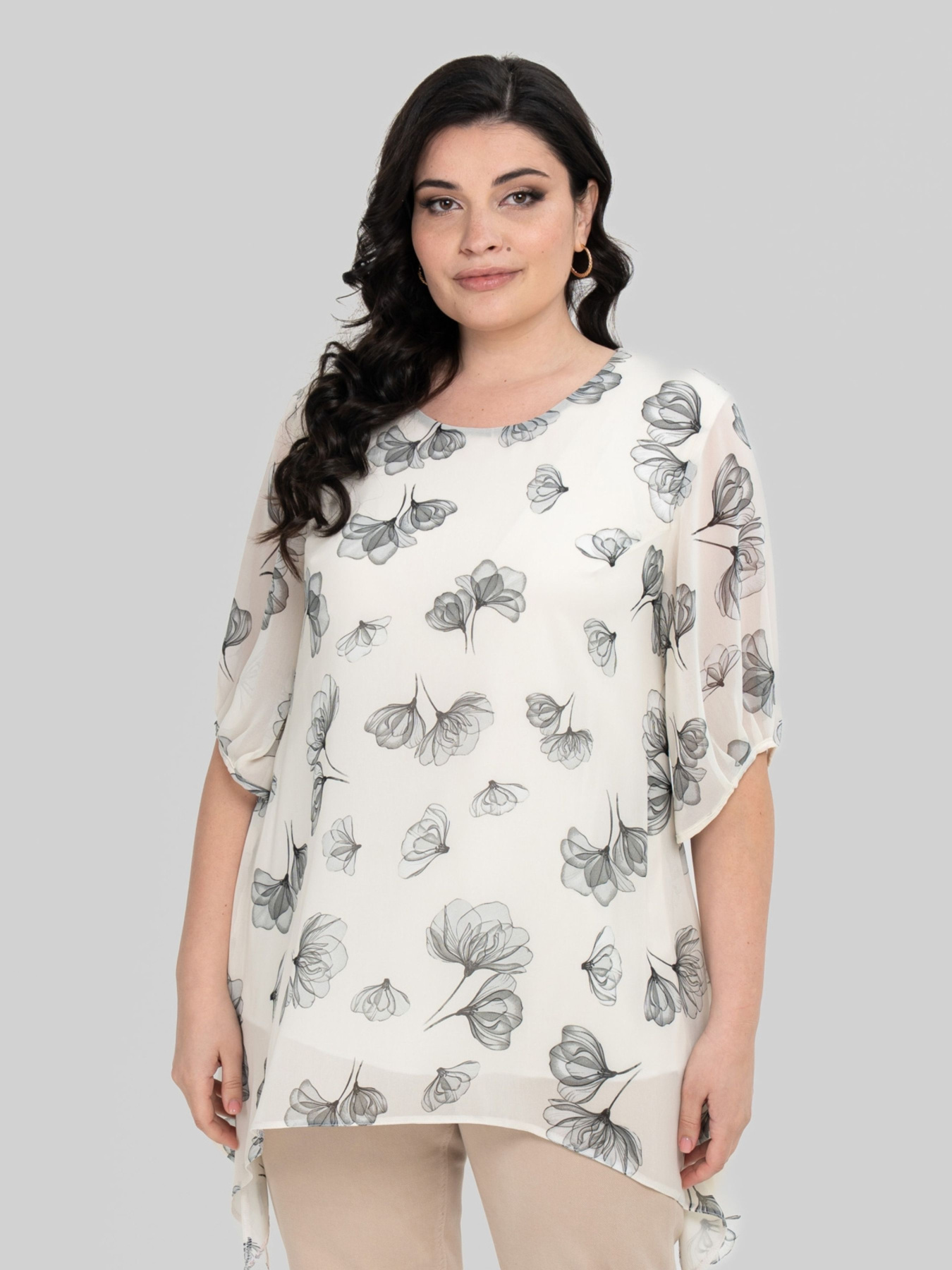 Блуза All Posa модель ap102445p-molochnij Фото