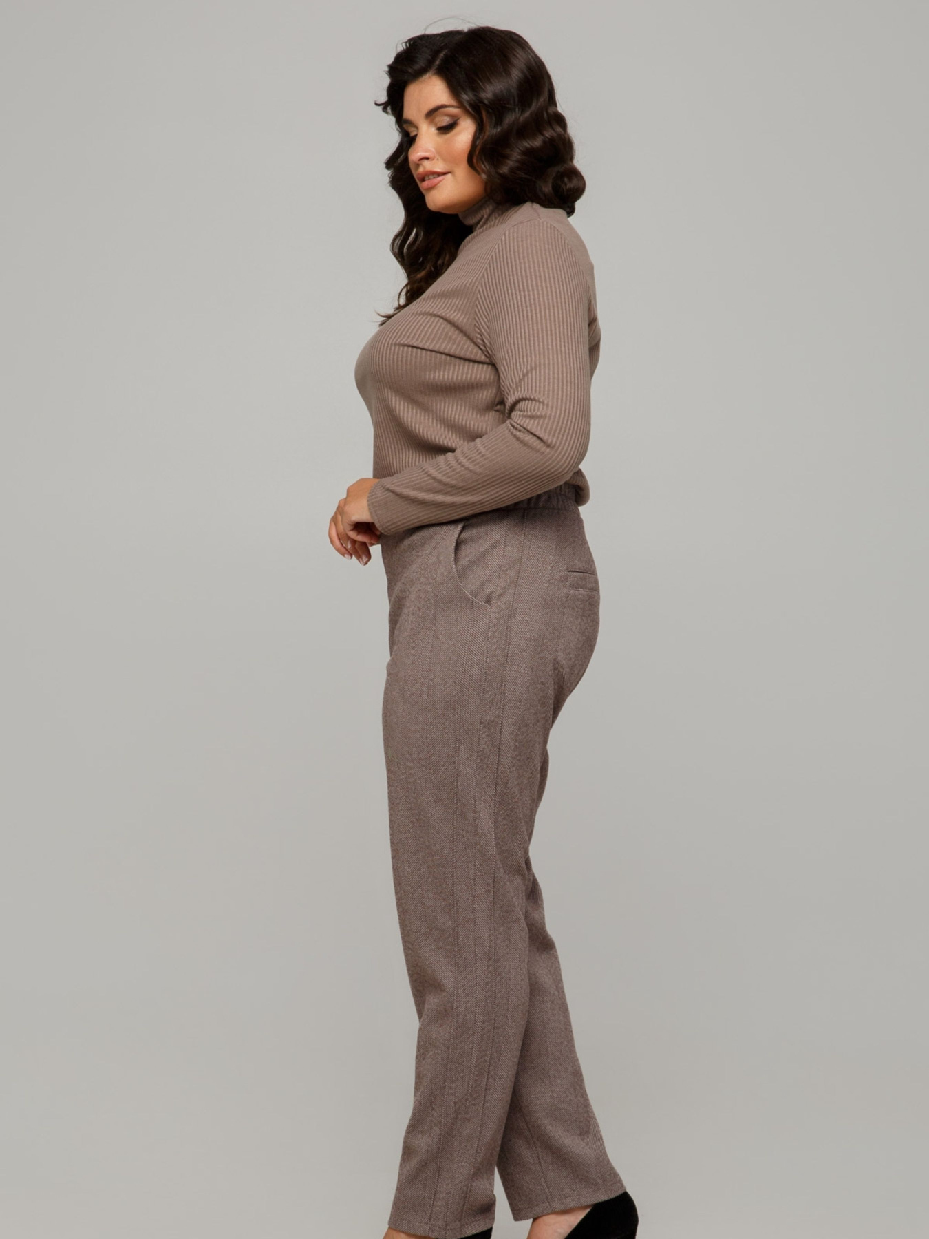 Повседневные штаны All Posa модель ap101669p-korichnevij Фото