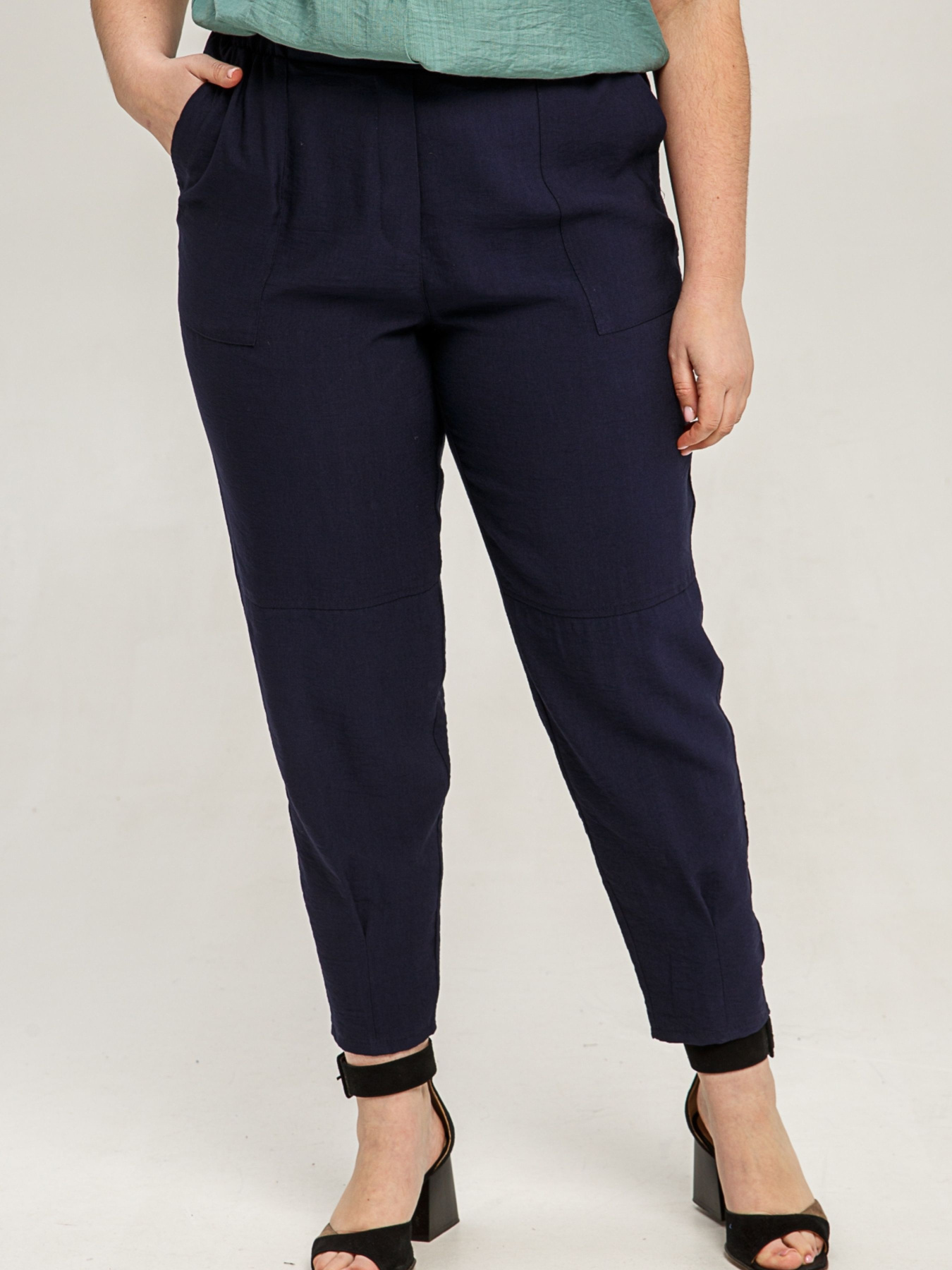 Повсякденні штани All Posa модель ap101471p-temno-sinj Фото