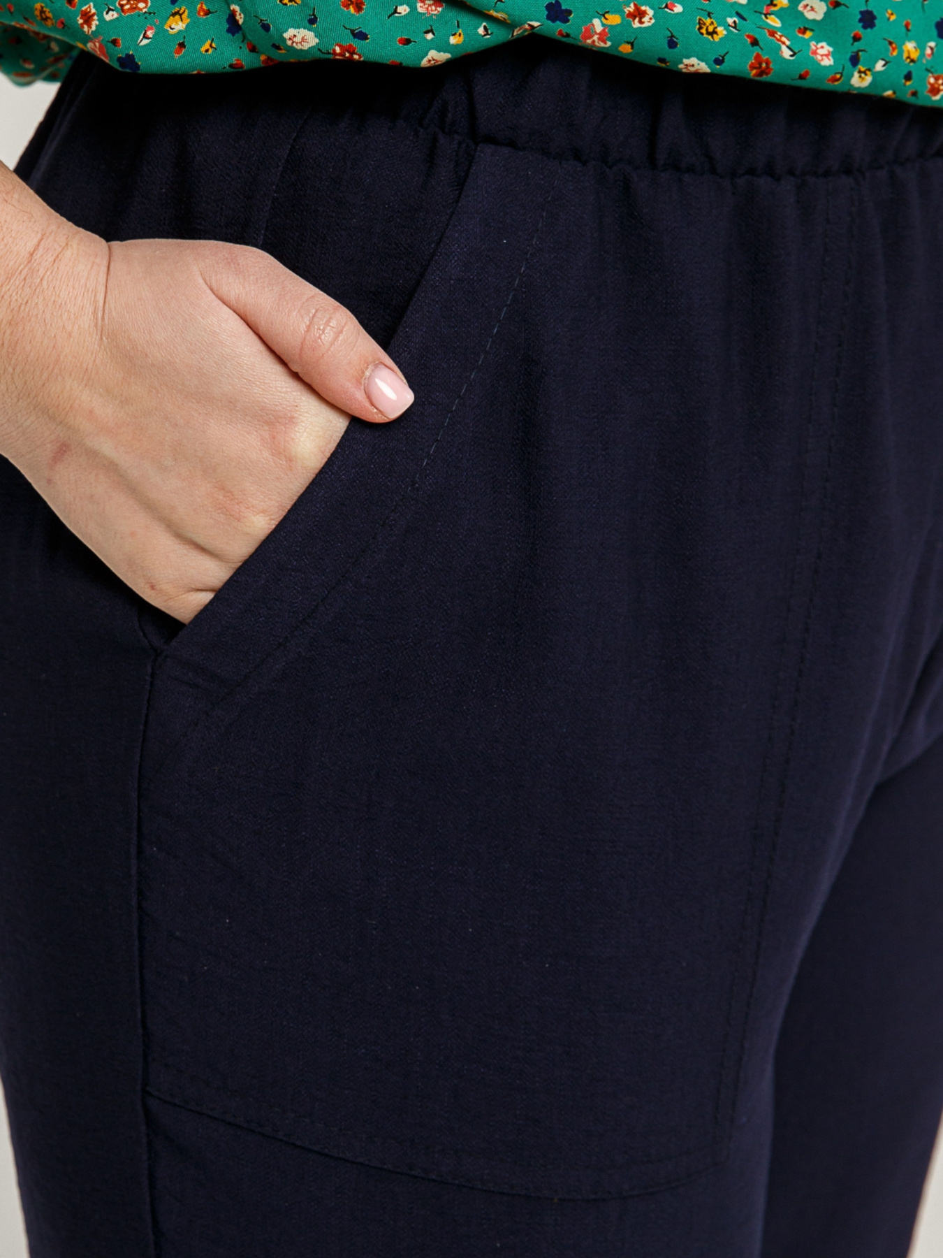 Повсякденні штани All Posa модель ap101468p-temno-sinj Фото