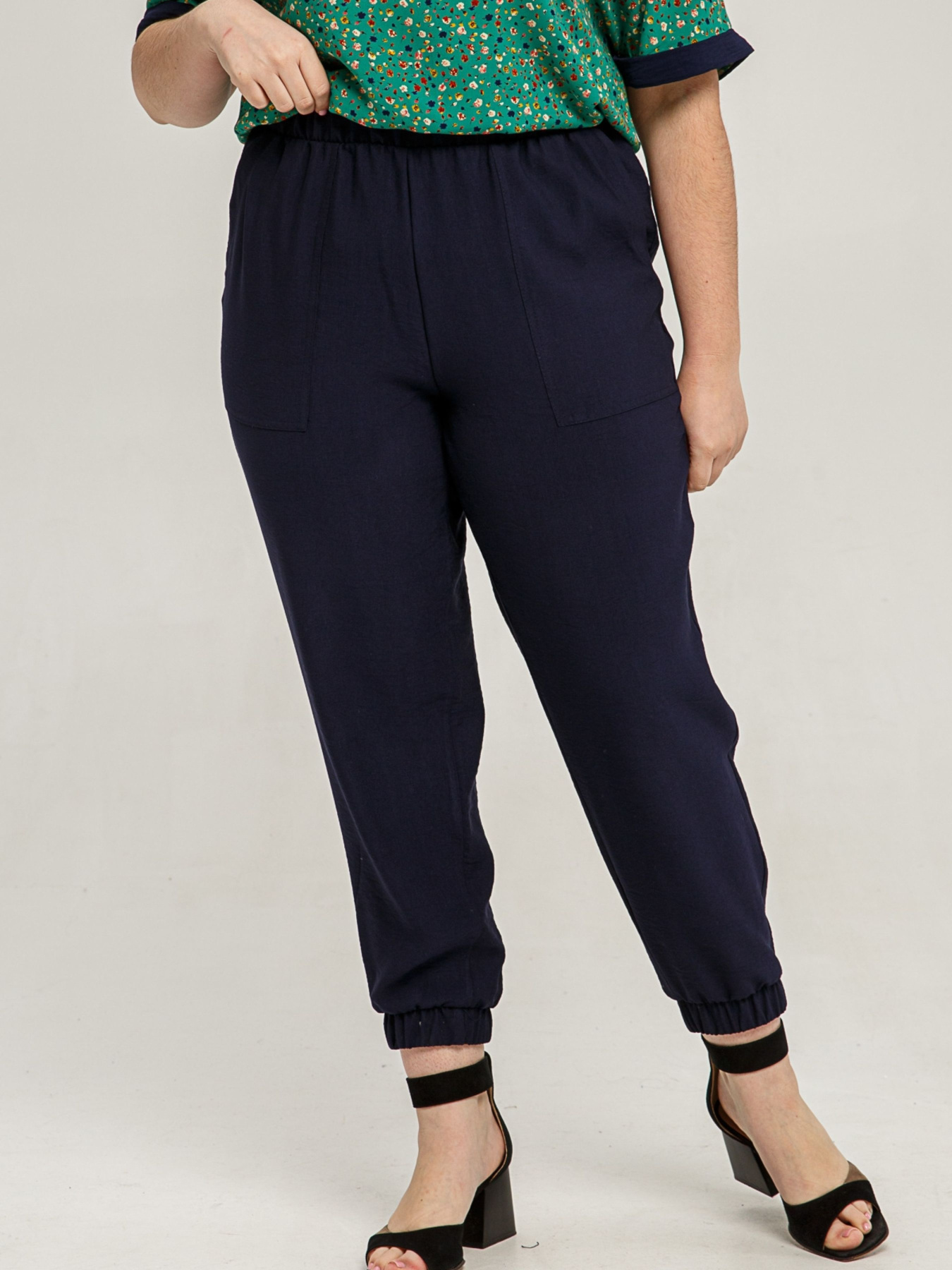 Повсякденні штани All Posa модель ap101468p-temno-sinj Фото