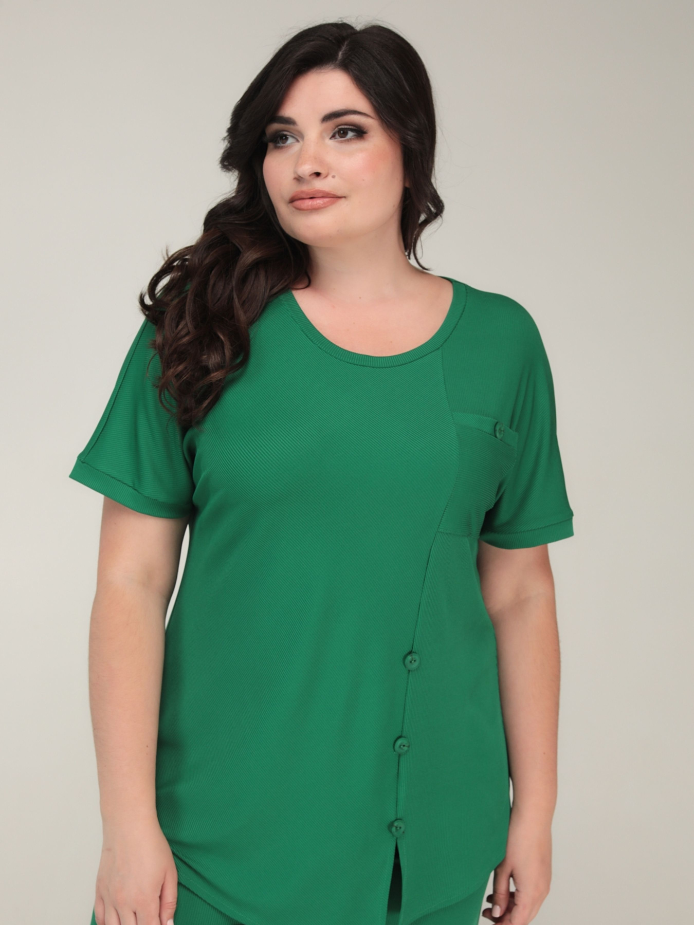 Повседневный костюм All Posa модель ap101582p-zelenij Фото