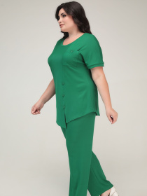 Повседневный костюм All Posa модель ap101582p-zelenij Повседневный костюм All Posa модель ap101582p-zelenij Фото