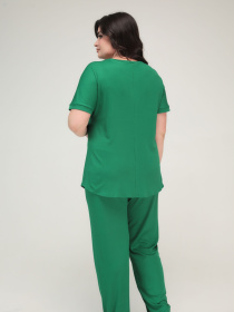 Повседневный костюм All Posa модель ap101582p-zelenij Повседневный костюм All Posa модель ap101582p-zelenij Фото