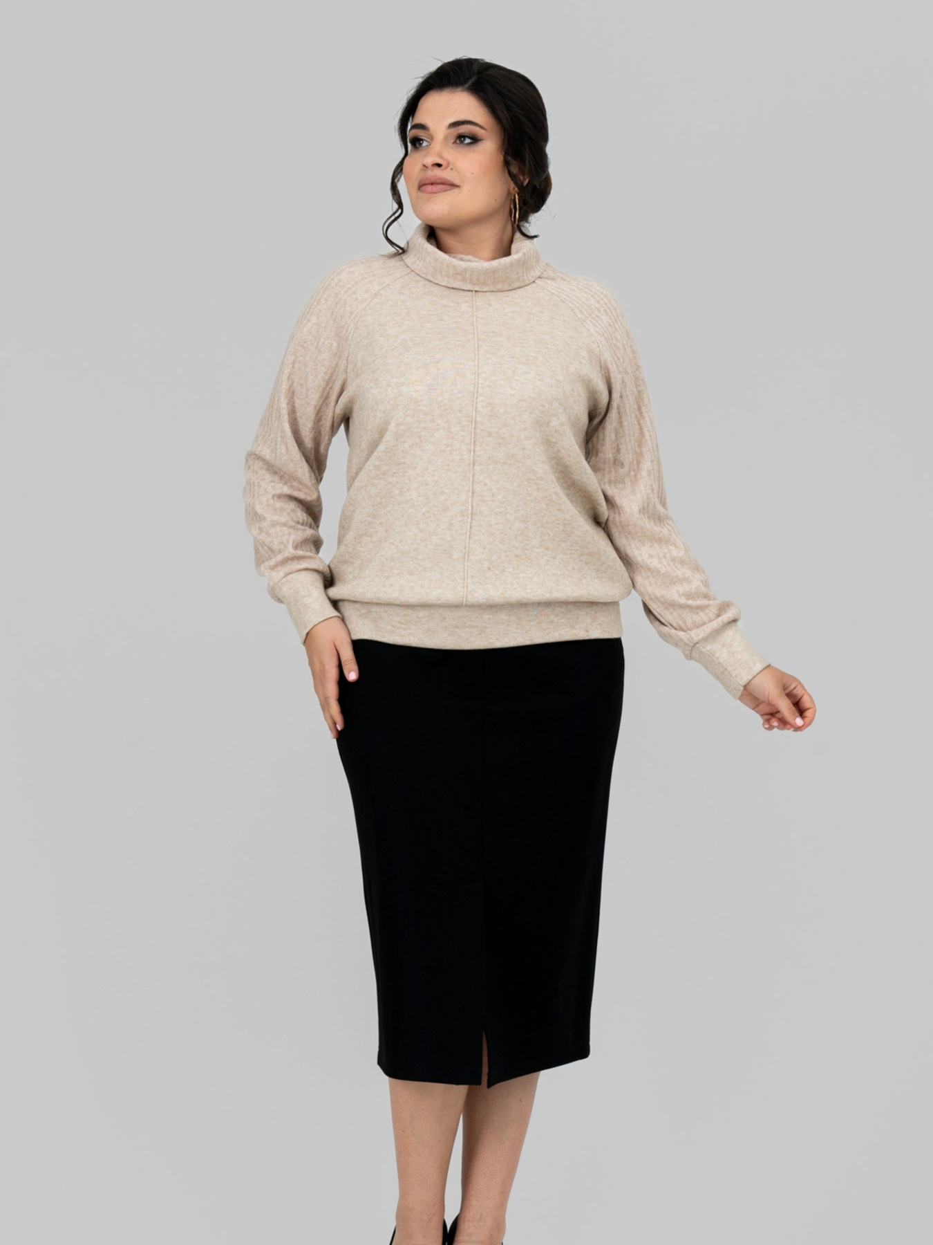 Свитер All Posa модель ap102169p-bezhevij Фото