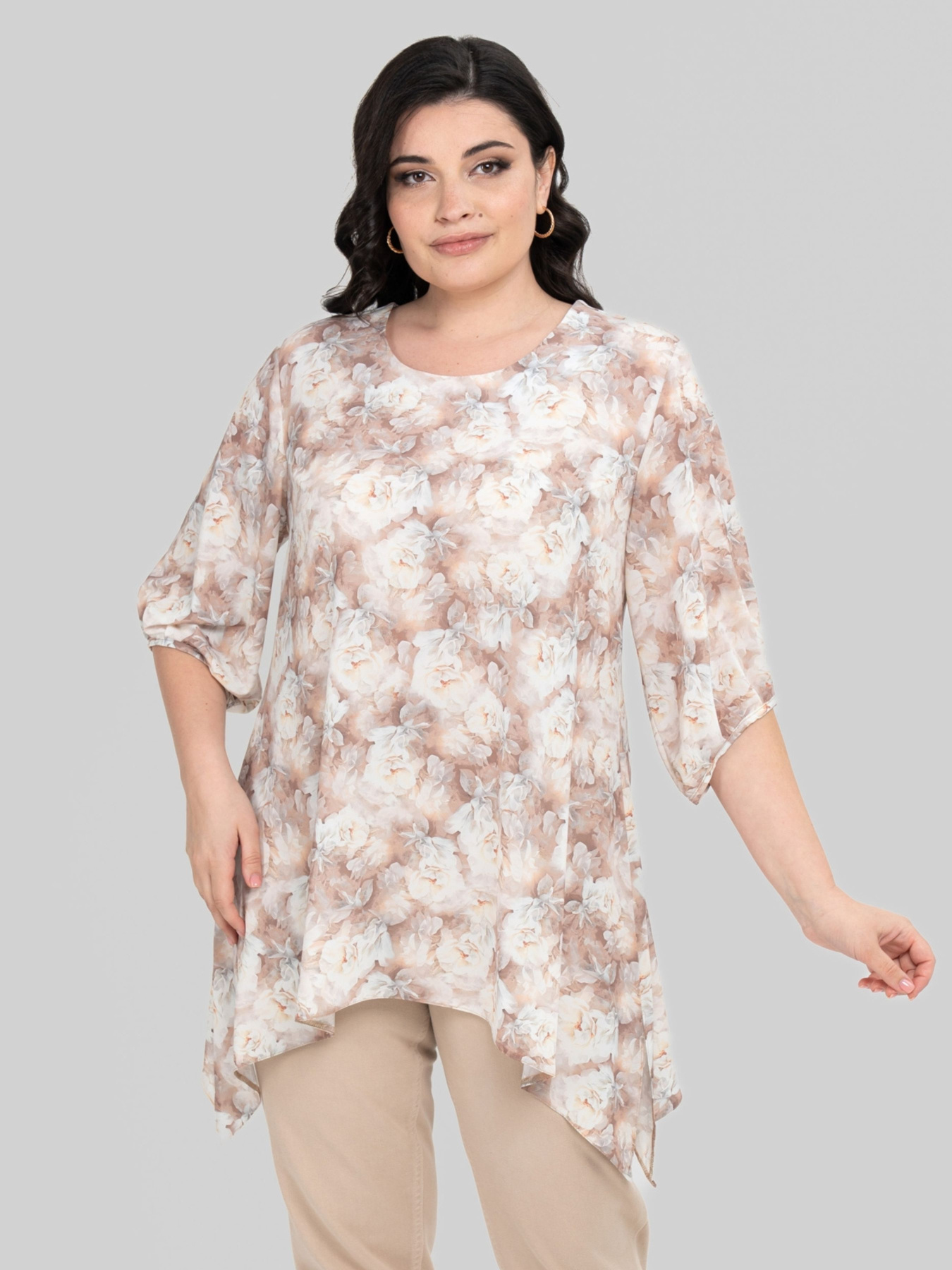 Блуза All Posa модель ap102442p-bezhevij Фото