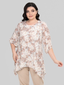 Блуза All Posa модель ap102442p-bezhevij Фото