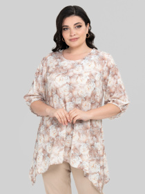 Блуза All Posa модель ap102442p-bezhevij Фото