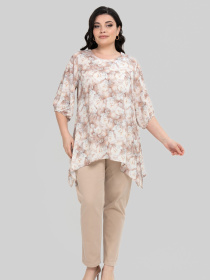 Блуза All Posa модель ap102442p-bezhevij Фото