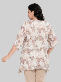 Блуза All Posa модель ap102442p-bezhevij Фото