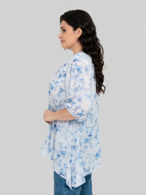 Блуза All Posa модель ap102442p-blakitnij Блуза All Posa модель ap102442p-blakitnij Фото