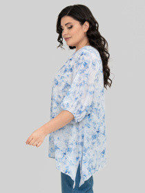 Блуза All Posa модель ap102442p-blakitnij Блуза All Posa модель ap102442p-blakitnij Фото