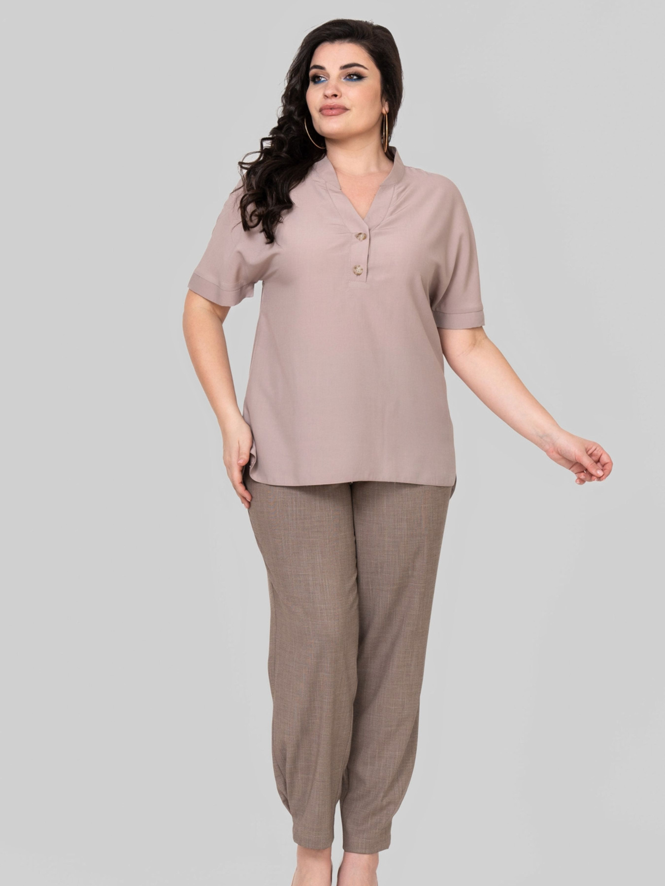 Блуза All Posa модель ap102396p-pudra Фото