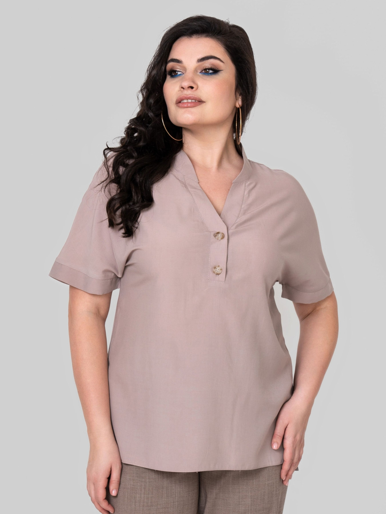 Блуза All Posa модель ap102396p-pudra Фото