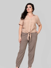 Блуза All Posa модель ap102390p-bezhevij Блуза All Posa модель ap102390p-bezhevij Фото