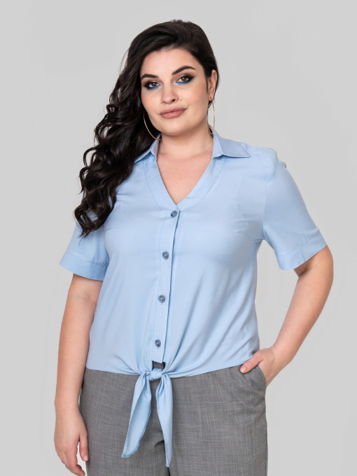 Блуза All Posa модель ap102390p-blakitnij Фото