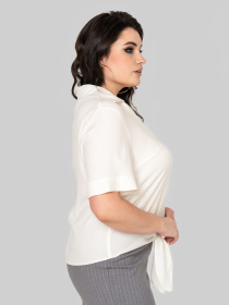 Блуза All Posa модель ap102390p-molochnij Блуза All Posa модель ap102390p-molochnij Фото