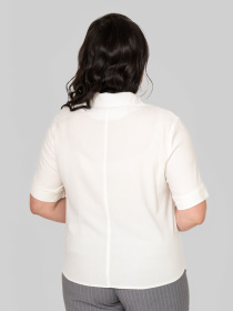 Блуза All Posa модель ap102390p-molochnij Блуза All Posa модель ap102390p-molochnij Фото