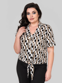 Блуза All Posa модель ap102390p-abstrakcq Фото