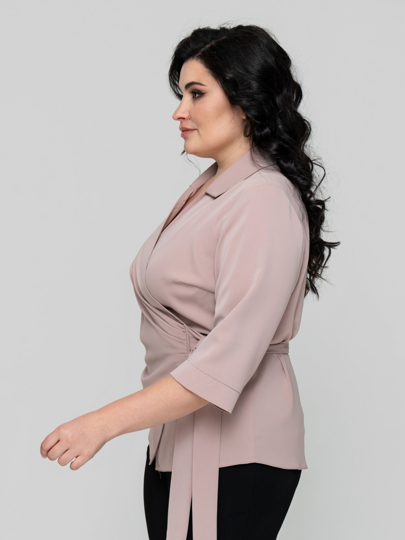 Блуза All Posa модель ap102337p-pudra Фото