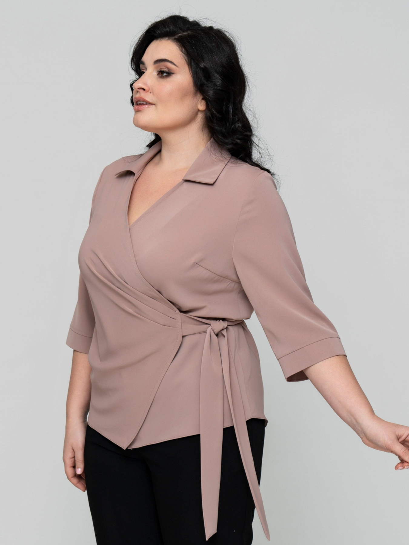 Блуза All Posa модель ap102337p-bezhevij Фото