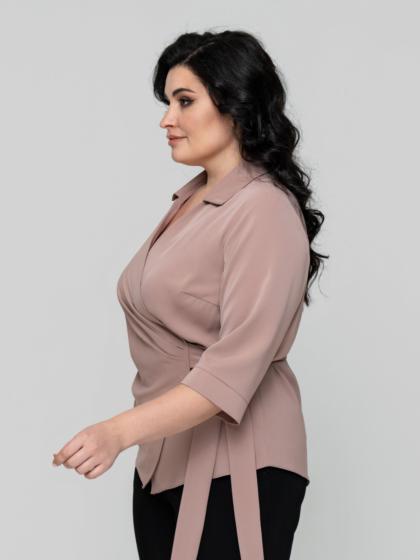 Блуза All Posa модель ap102337p-bezhevij Фото