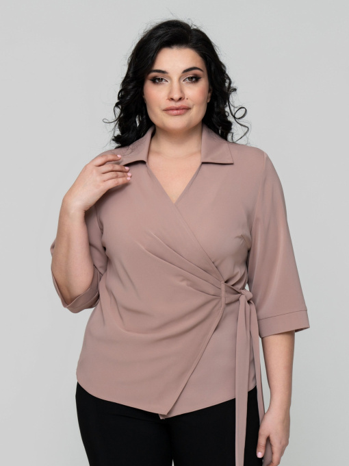 Блуза All Posa модель ap102337p-bezhevij Фото