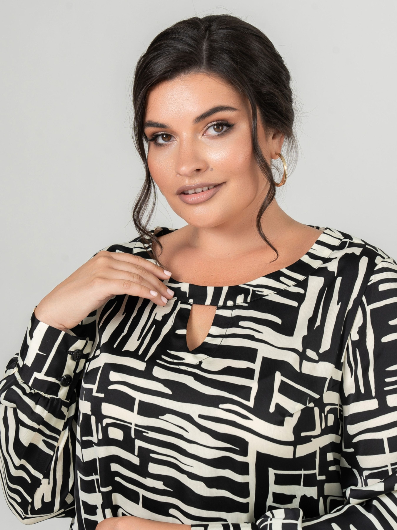 Блуза All Posa модель ap102114p-abstrakcq Фото