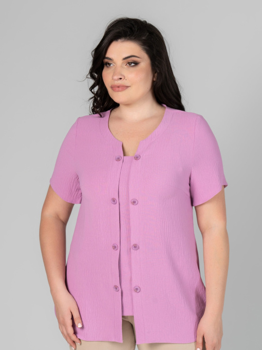 Блуза All Posa модель ap101968p-rozhevij Фото